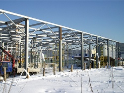 Строительство зданий из металлоконструкций по технологии «Балочная структура»